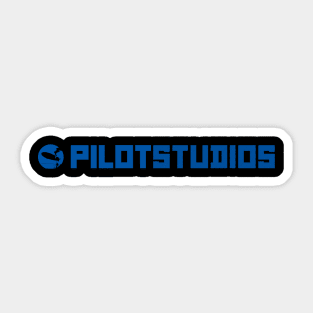 Pilot Studios Logo Blue Sticker